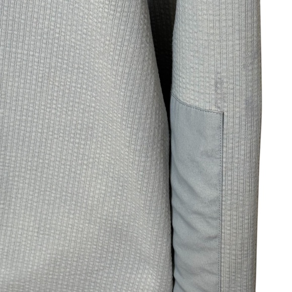 Ted Baker London Pleaded Patch Sleeves Double Full Zip Up Jacket - Picture 13 of 15